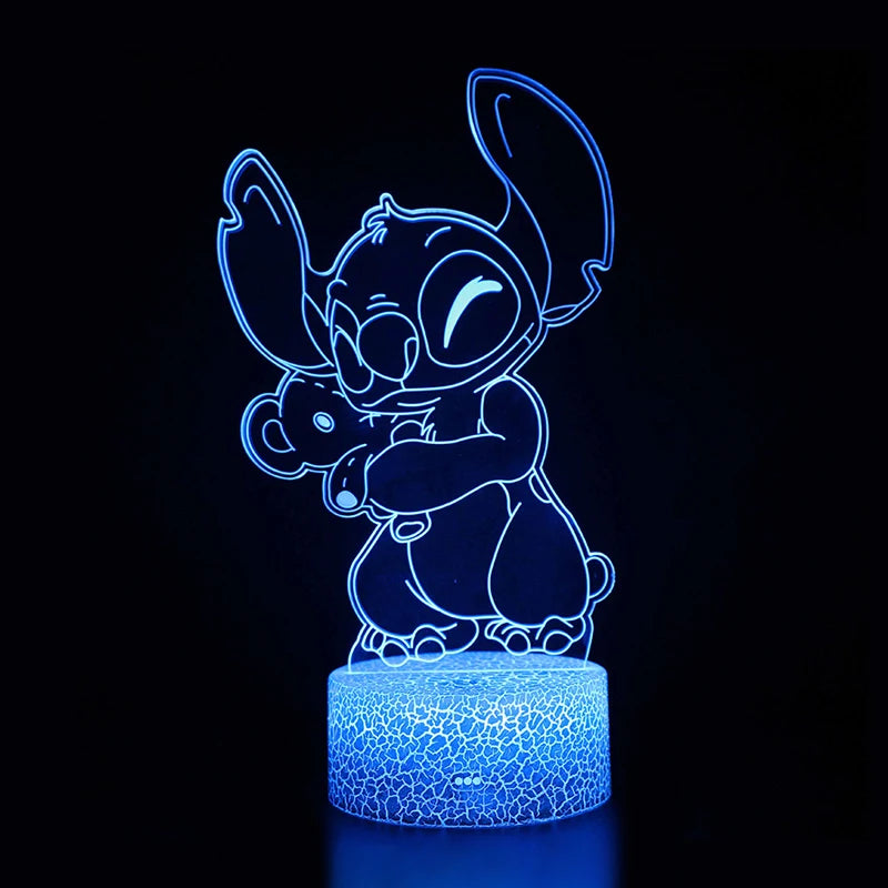 Disney Lilo & Stitch Led Light Figures