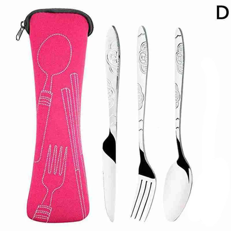 3Pcs Steel Cutlery Set