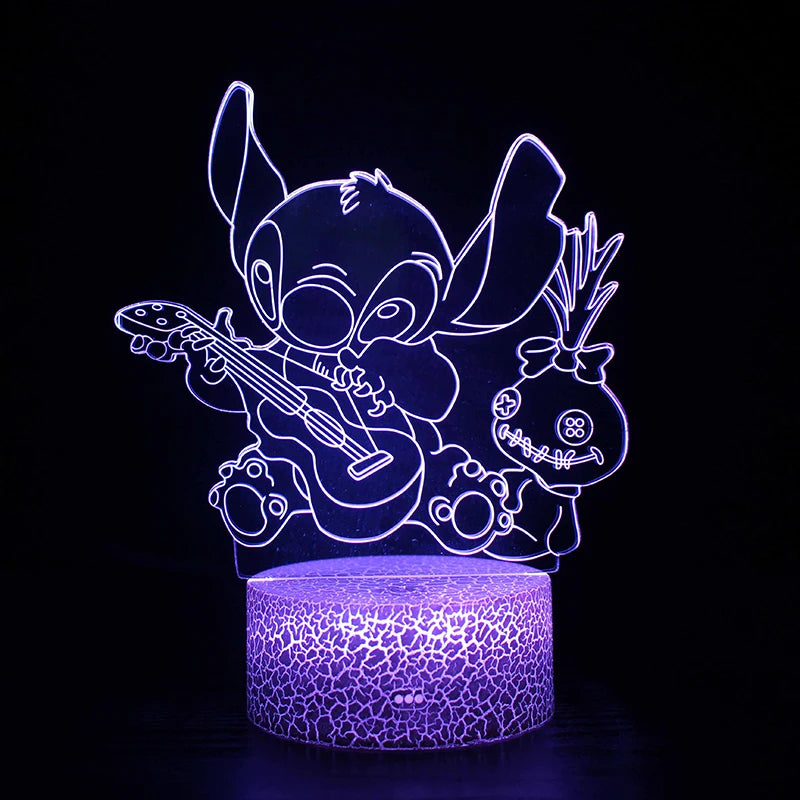 Disney Lilo & Stitch Led Light Figures