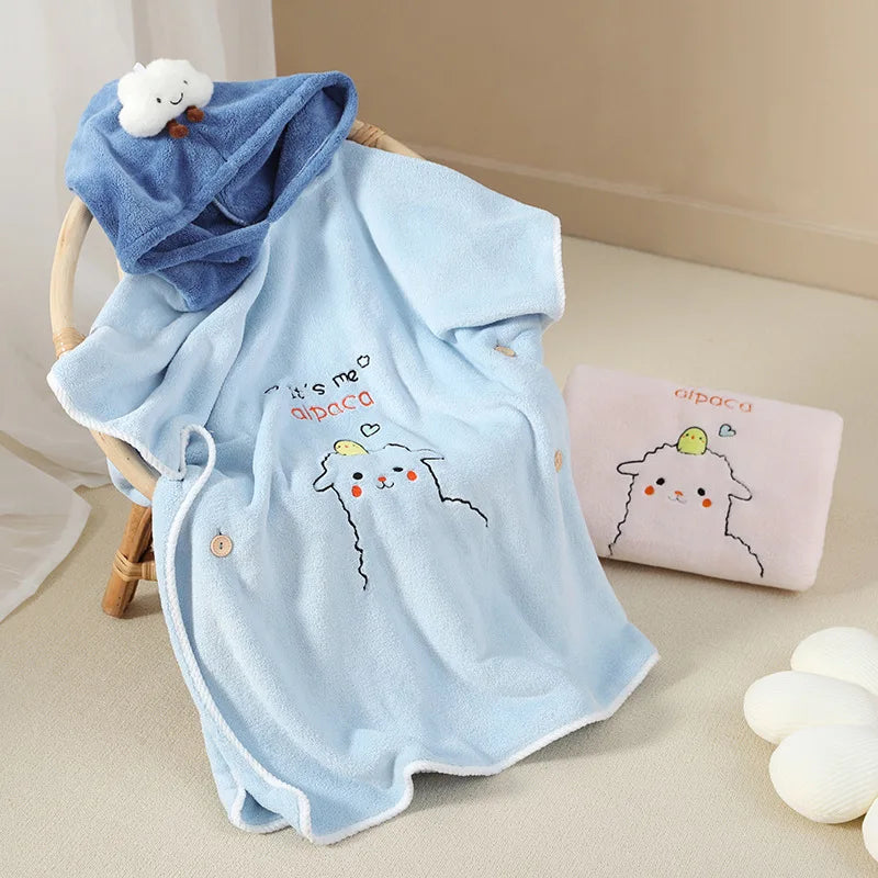 Cute Kids Baby Bathrobe